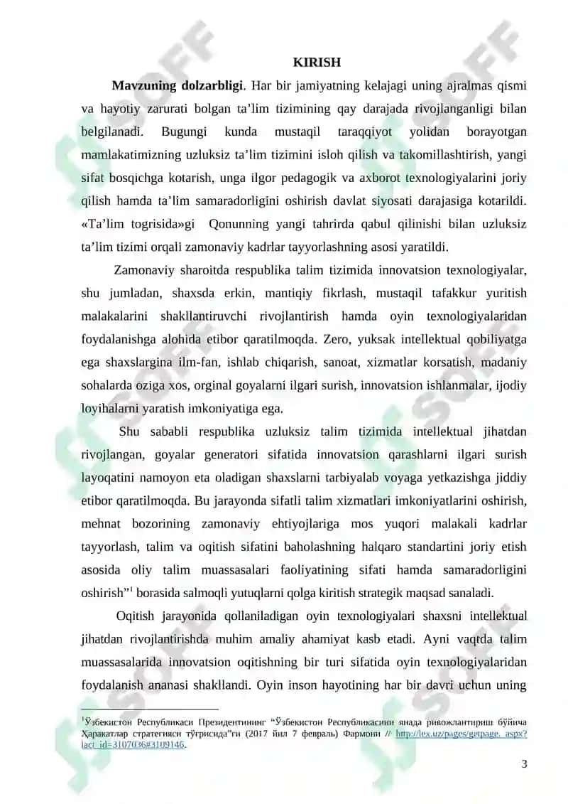 Oʼyin texnologiyalari va ulardan  huquqiy talimda foydalanish 3