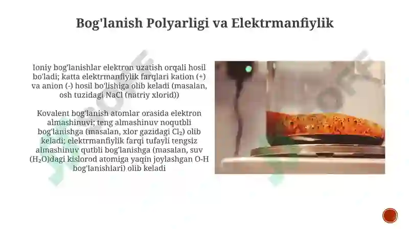 Kimyoviy bog'lanish 3