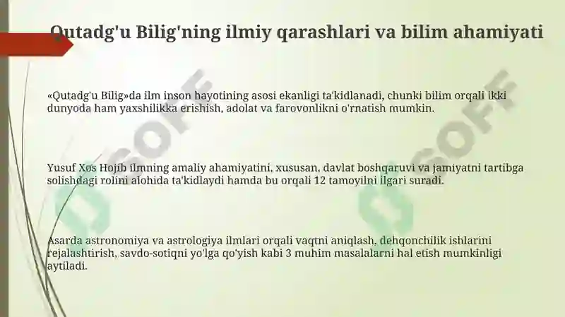 Qutadg'u Bilig 3