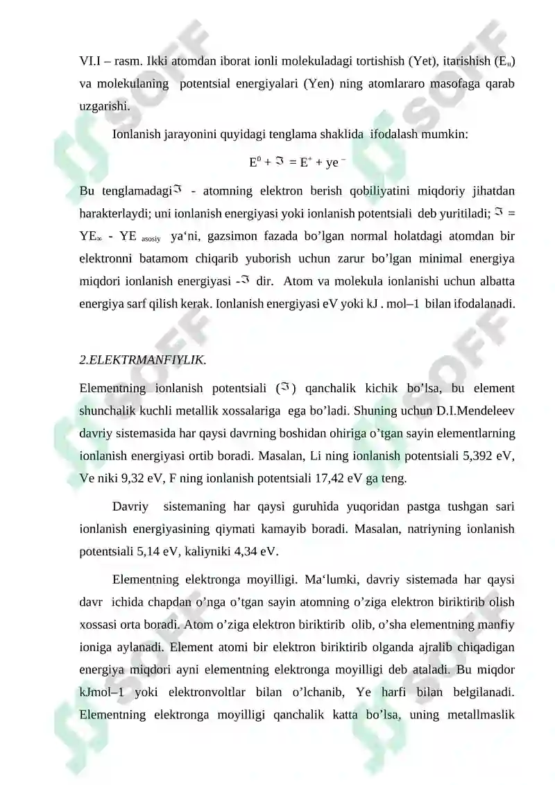 Moddalardagi kimyoviy bog’lanishning xillari 3
