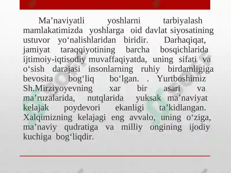 ФАОЛ ФУҚАРОЛИК ПОЗИТЦИЯСИГА ЭГА БЎЛГАН ЁШ АВЛОДНИ ТАРБИЯЛАШНИНГ АСОСИЙ ЙЎНАЛИШЛАРИ 3