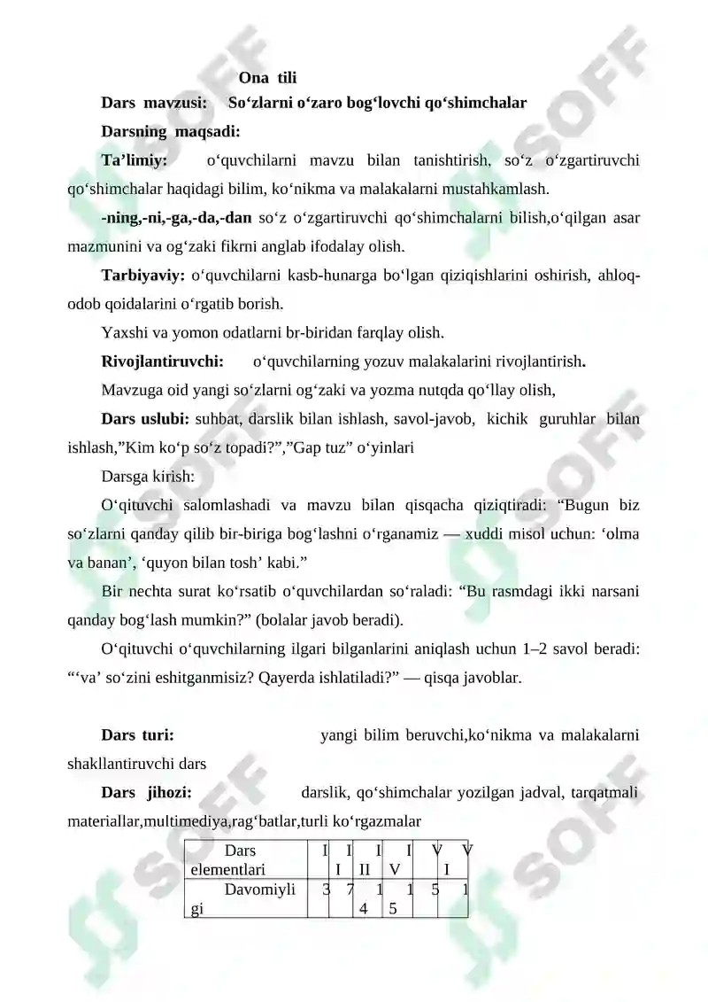 So‘zlarni o‘zaro bog‘lovchi qo‘shimchalar 3