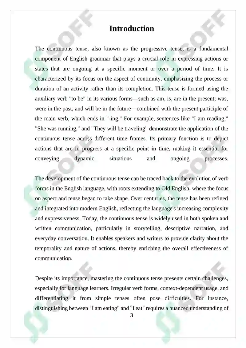 Continuous Tense 3