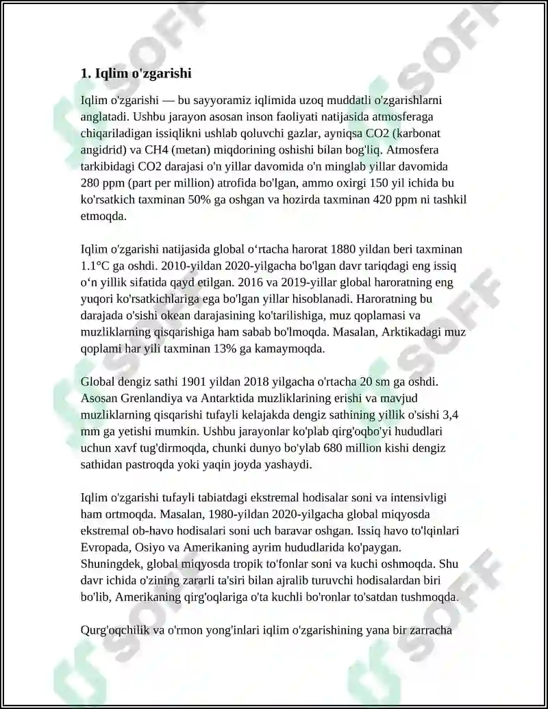 CURRENT ENVIRONMENTAL ISSUES 3