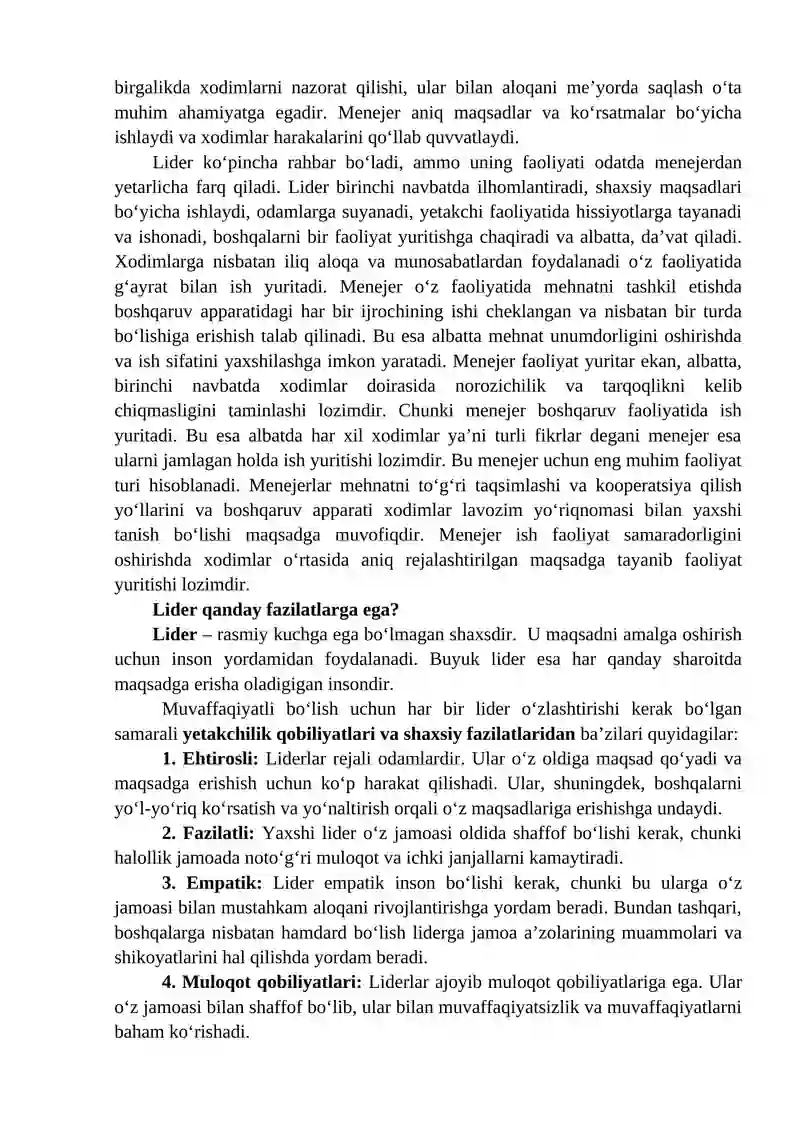 Zamonaviy menejer va lider 3