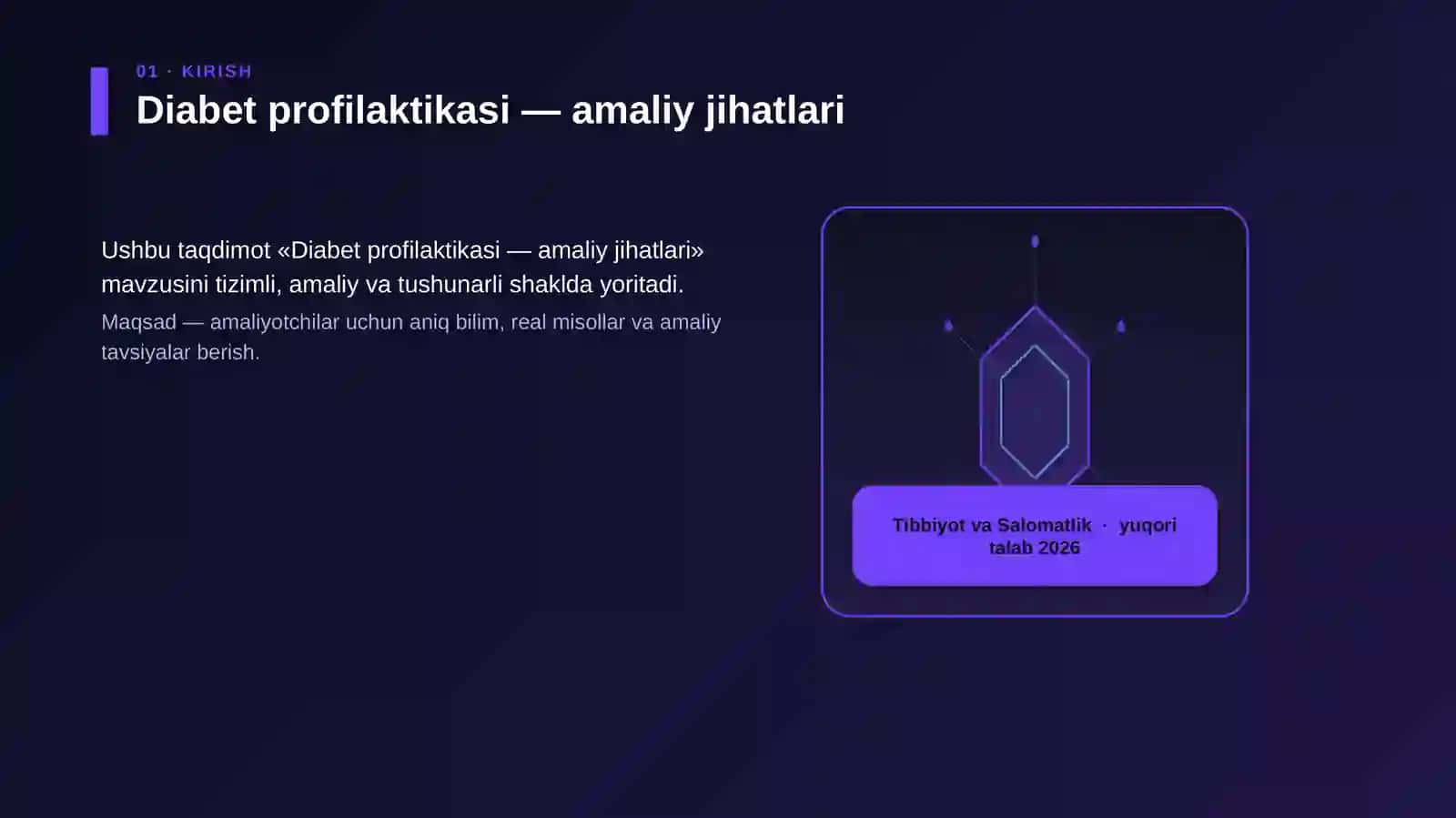 Diabet profilaktikasi — amaliy jihatlari 3