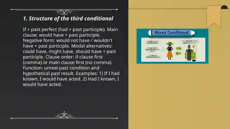 Third conditional and Mixed conditional 3