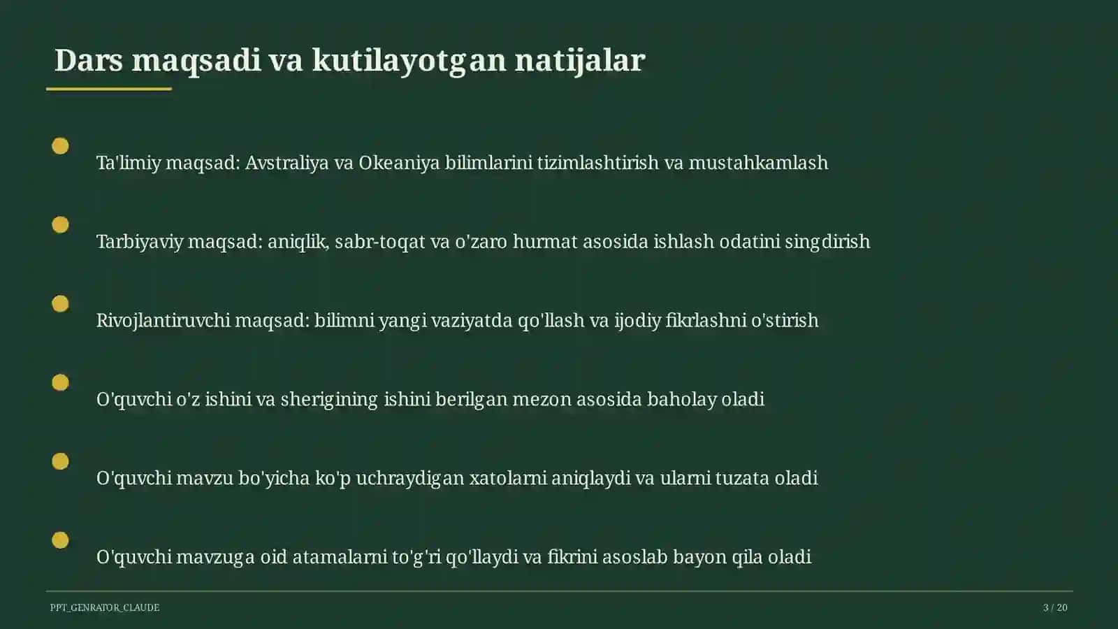 Avstraliya va Okeaniya (7-sinf) 3