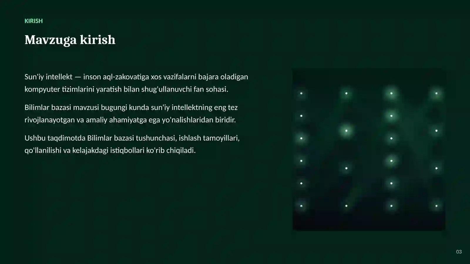 SUN'IY INTELLEKT ASOSLARI 3