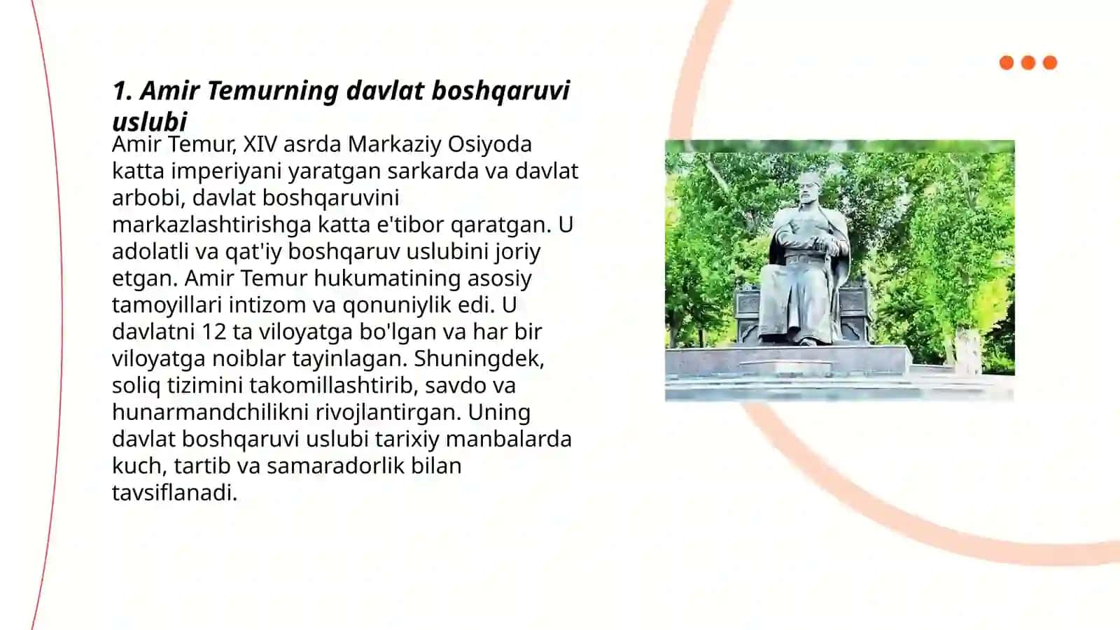 Amir Temur Davlat Tuzilishi Mening Nogohimda 3