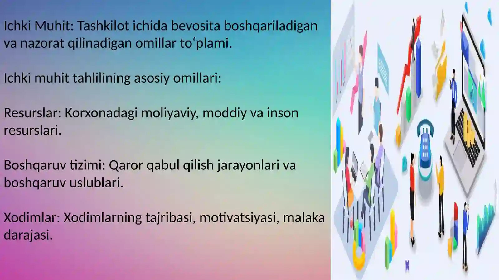 Korxonaning Ichki va Tashqi Muhitini Tahlili 3