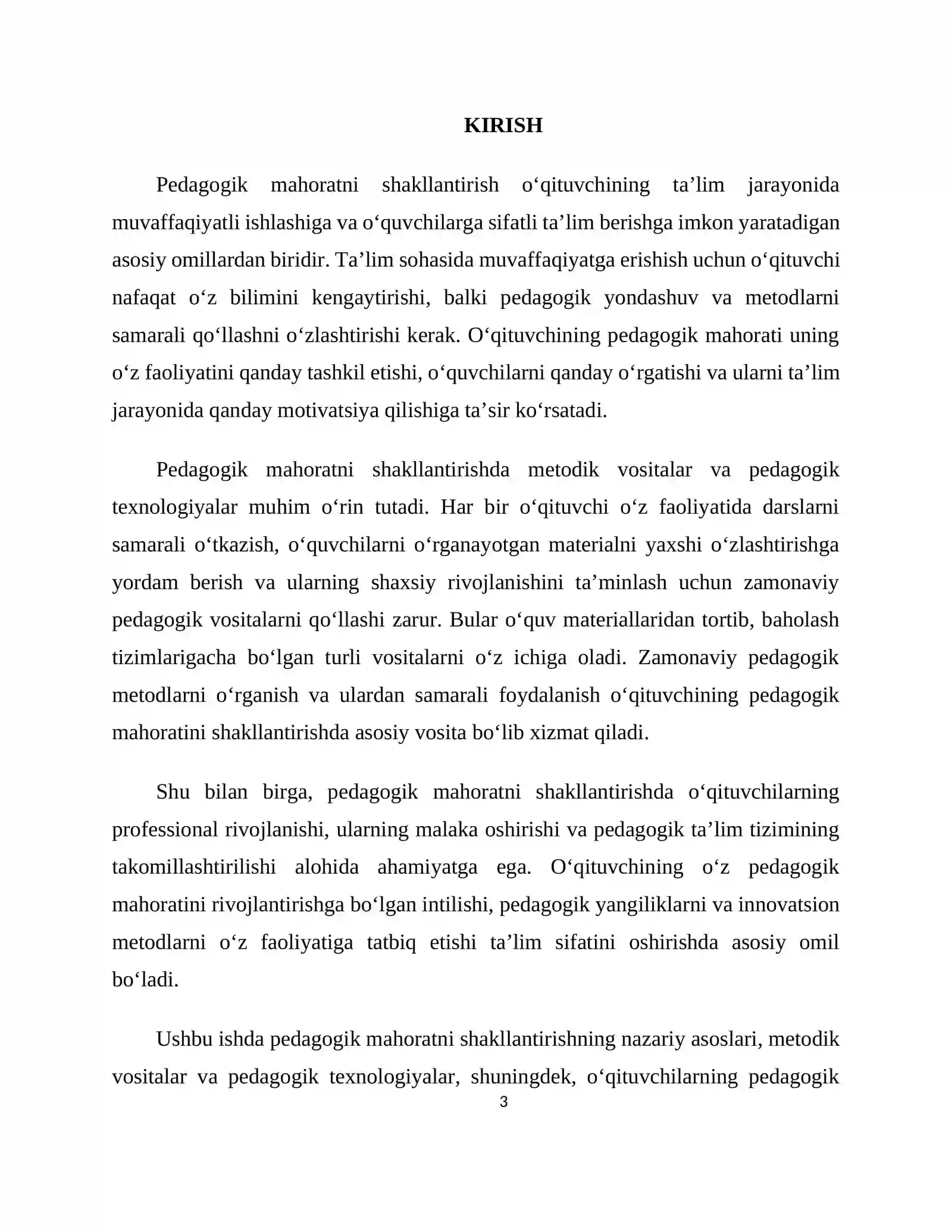 PEDAGOGIK MAHORAT TUSHUNCHASI VA UNING AHAMIYATI 3