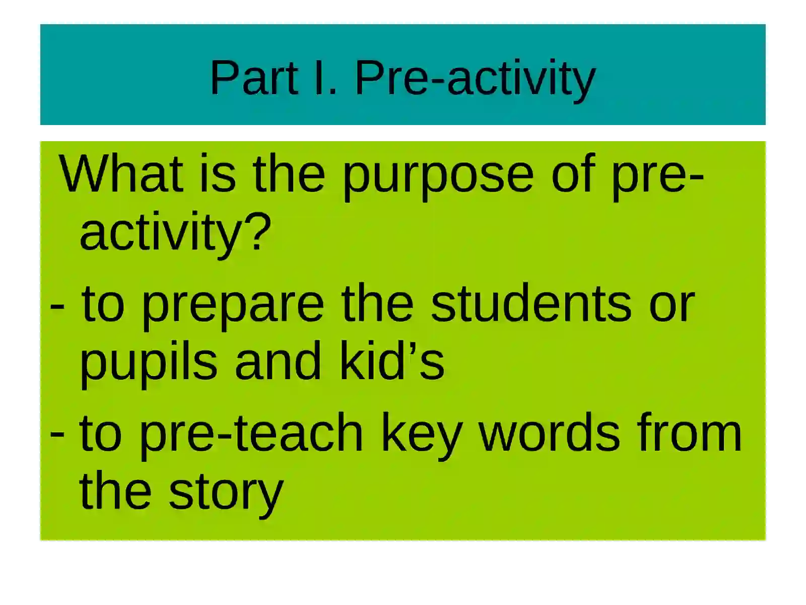 Lesson planning 3