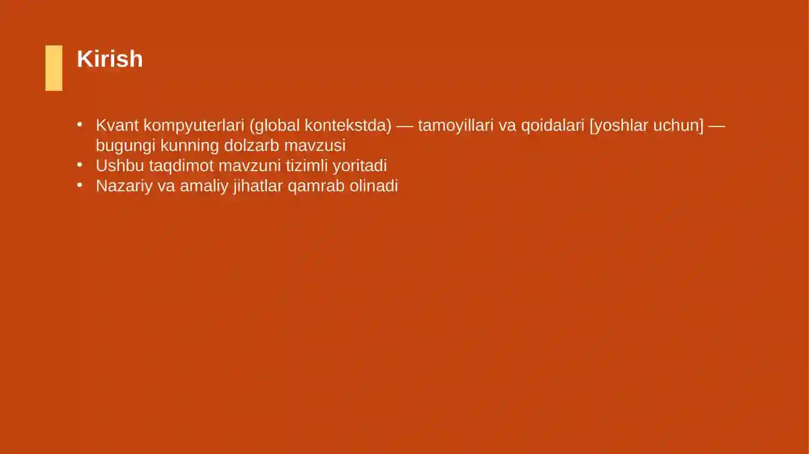 Kvant kompyuterlari (global kontekstda) — tamoyillari va qoidalari [yoshlar uchun] 3