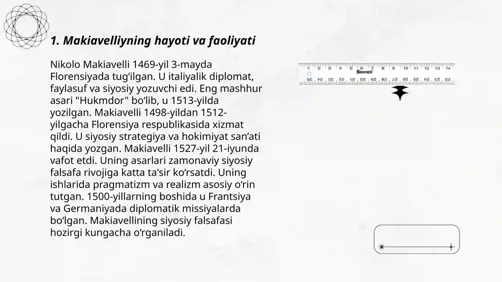 Makiavellining " Hukmdor" asari 3
