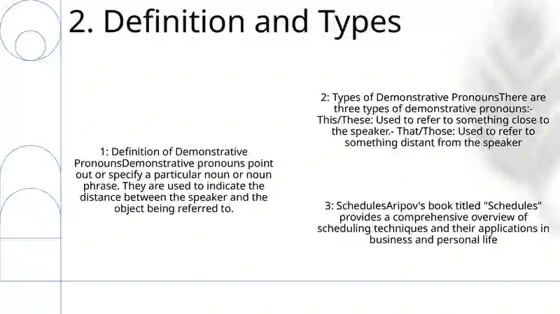 Demonstrative Pronouns 3