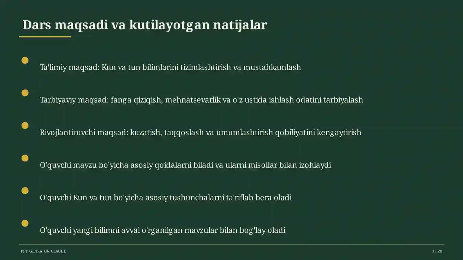 Tabiatshunoslik (1–4) 3