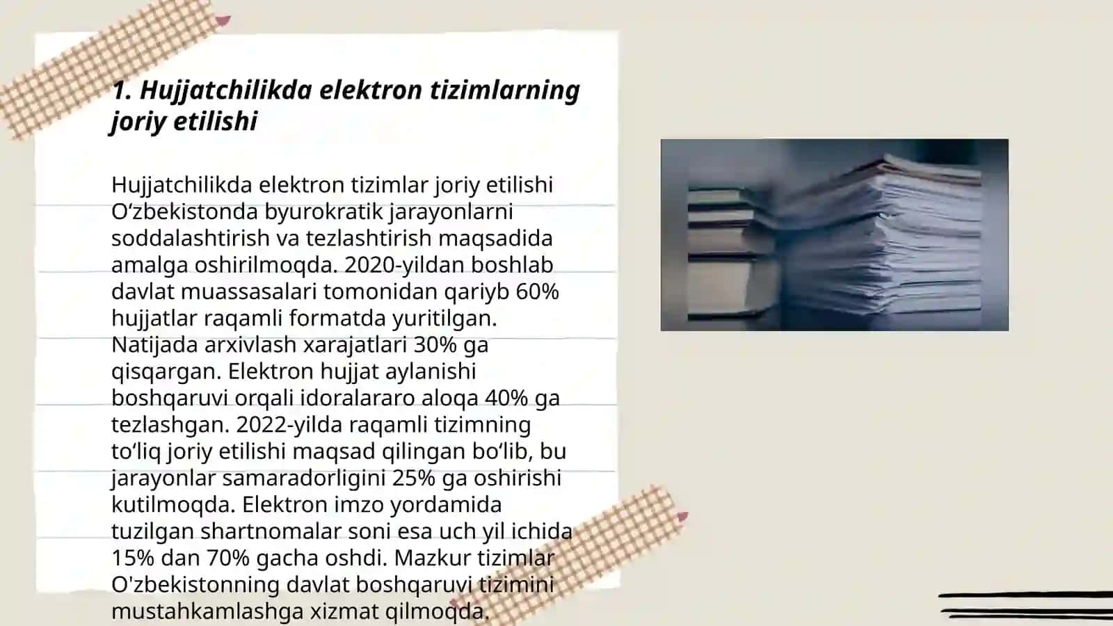 Oʻzbekistonda hujjatchilikning takomillashuvi 3