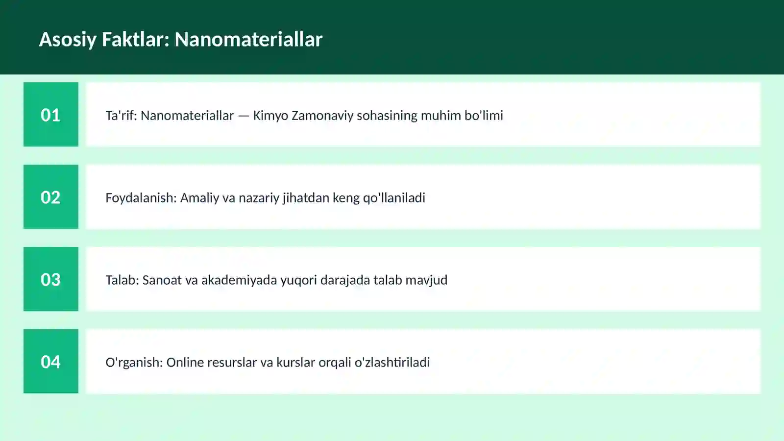 Nanomateriallar 3