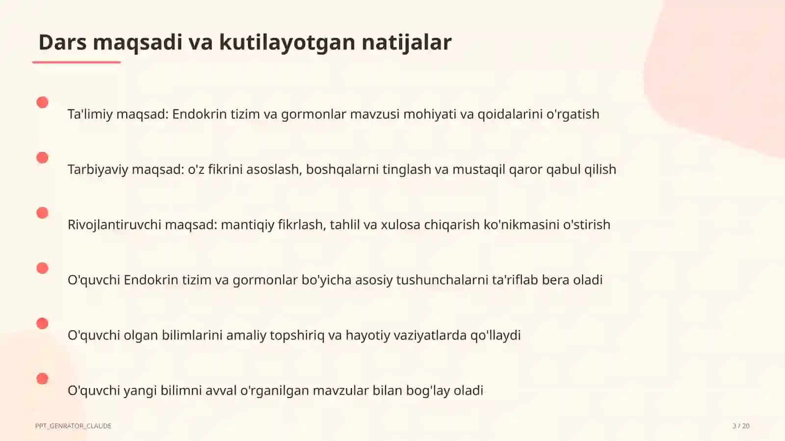 Endokrin tizim va gormonlar (8-sinf) 3