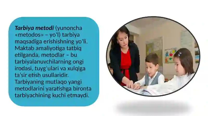 Xalq pedagogikasi tarbiyasi metodlari 3