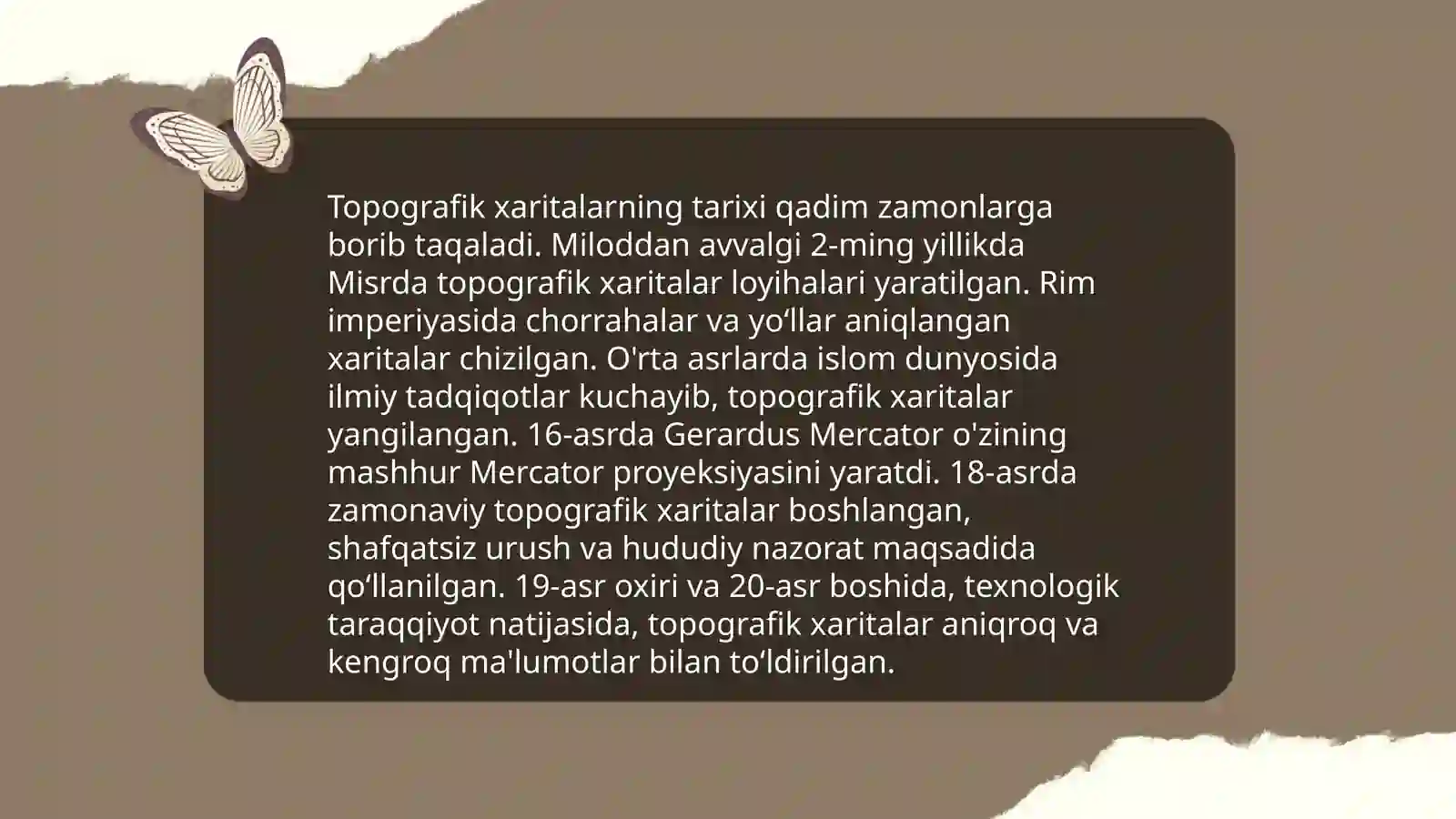 Topografik plan va xaritalar 3