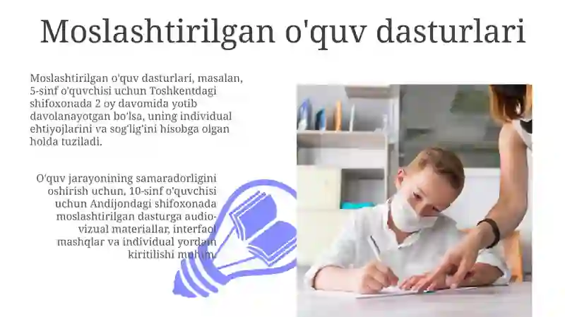 Moslashtirilgan o'quv dasturlari 3