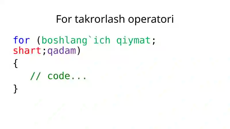 Takrorlashoperatorlari 3