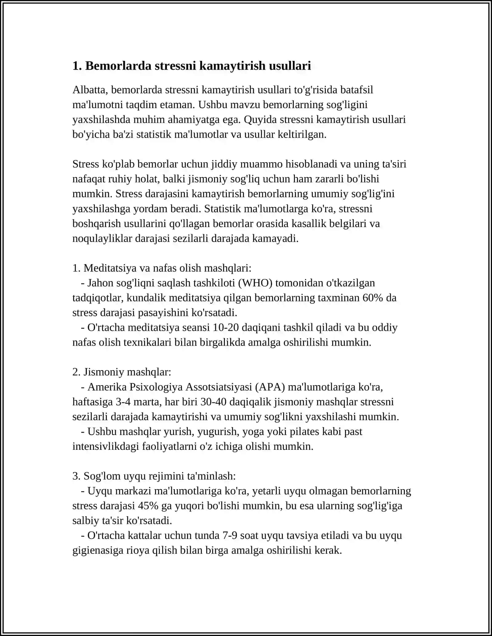 BEMORLARGA DORILARNI TOMCHILAB YUBORISH TEXNIKASI 3