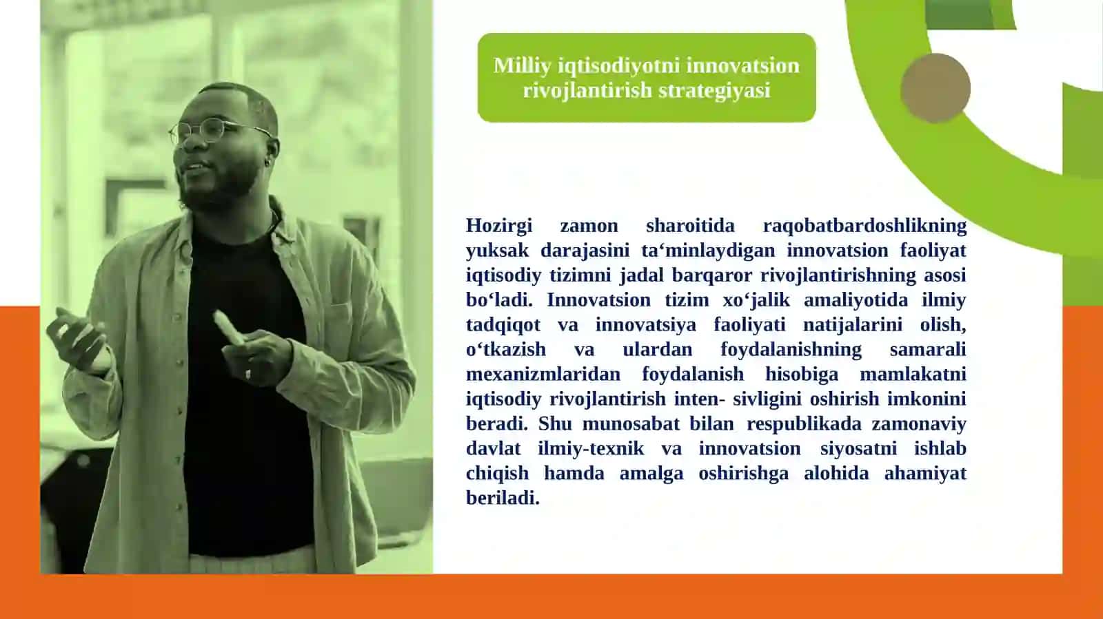 Innovasiyalarning iqtisodiy ahamiyati. Innovatsion jarayonlarning modellari 3