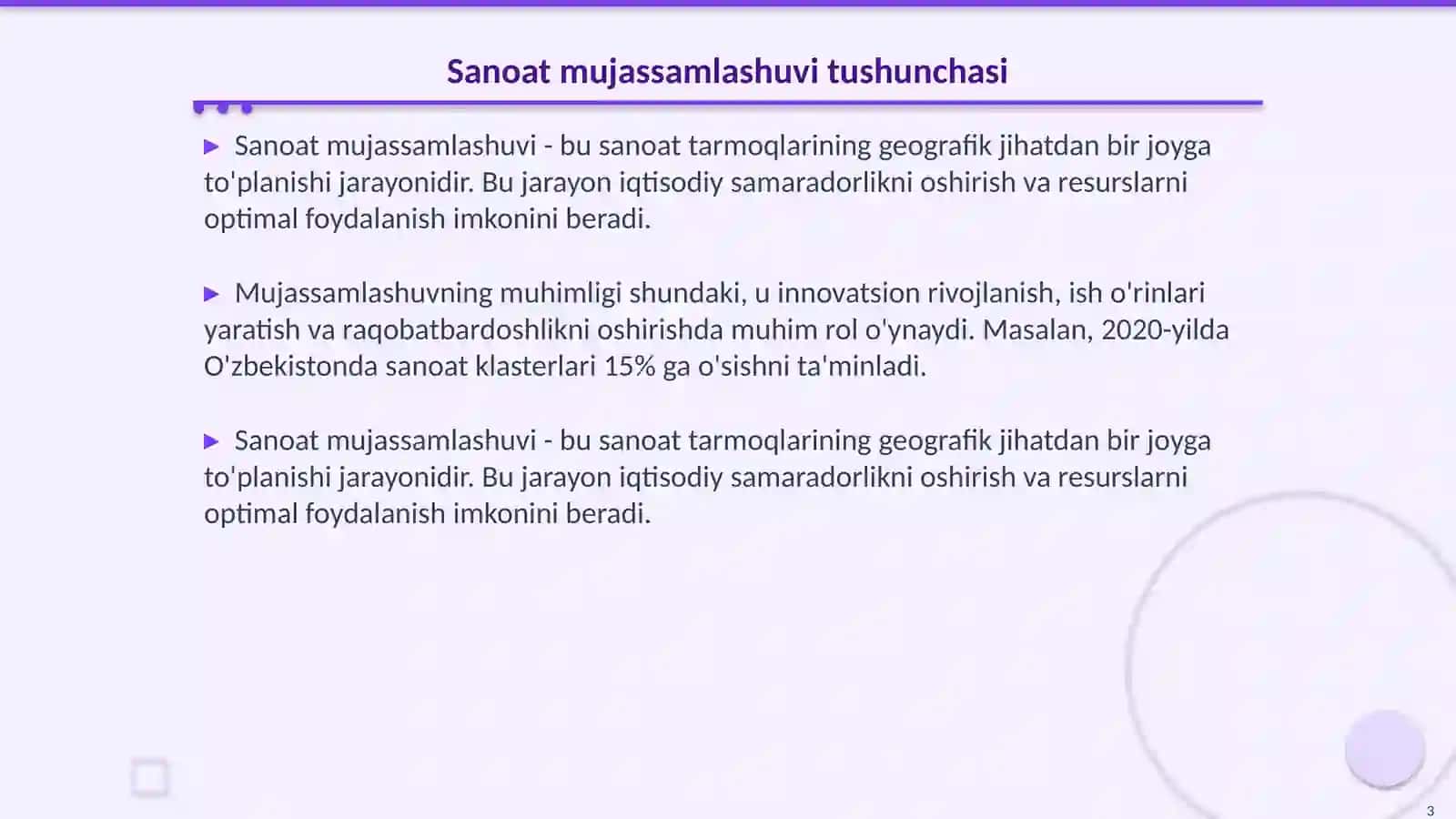 Sanoatning hududiy mujassamlashuv darajasini aniqlash 3