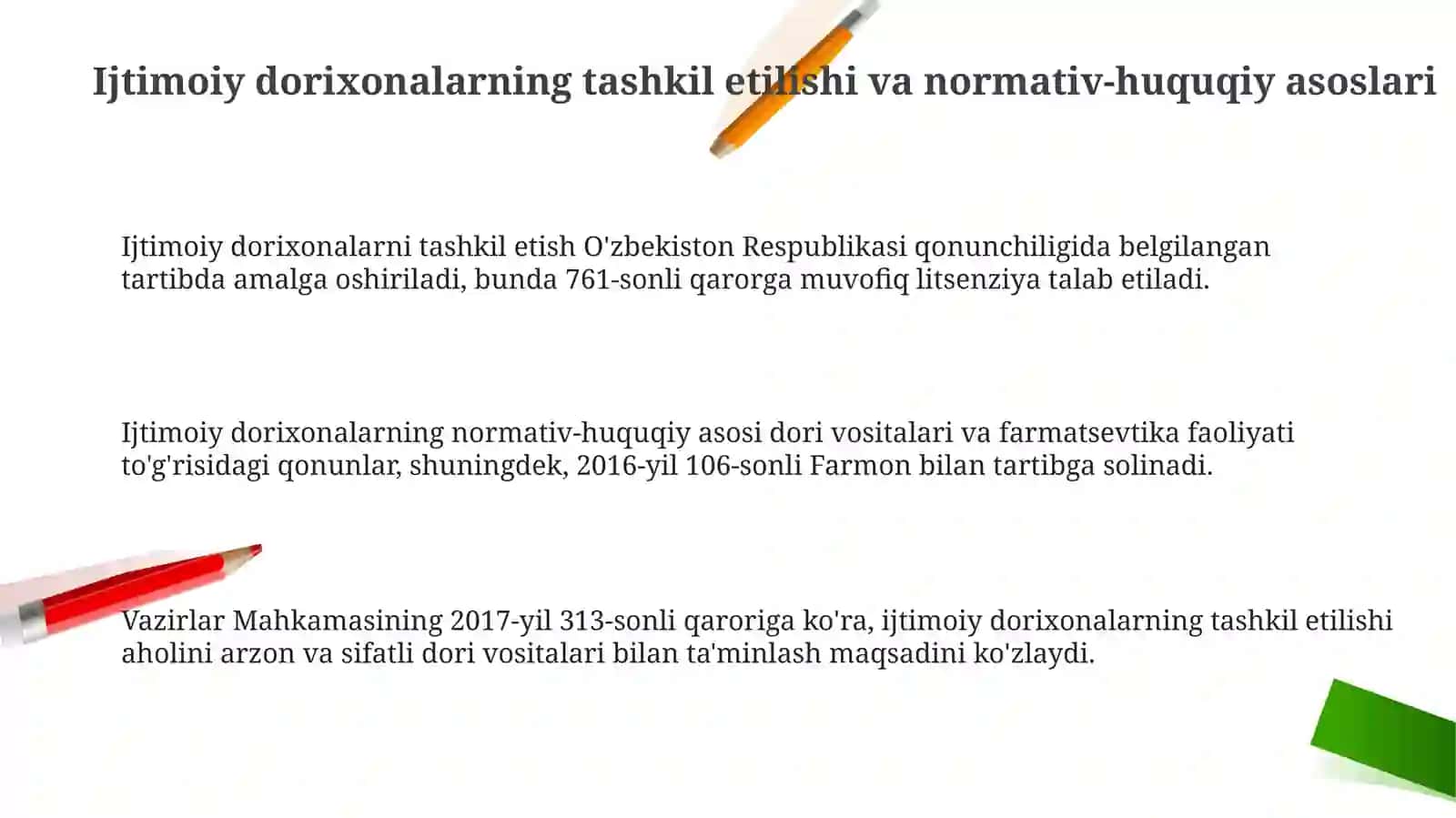 Ijtimoiydorixonalarnitashkiletish,joylashtirishtartibi,vazifalarivafunksiyalari 3