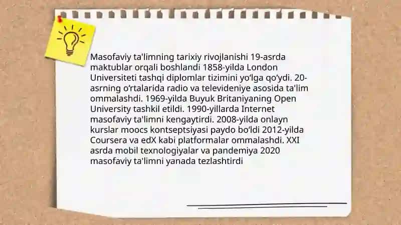 Jahonda masofaviy ta'limning rivojlanishi 3