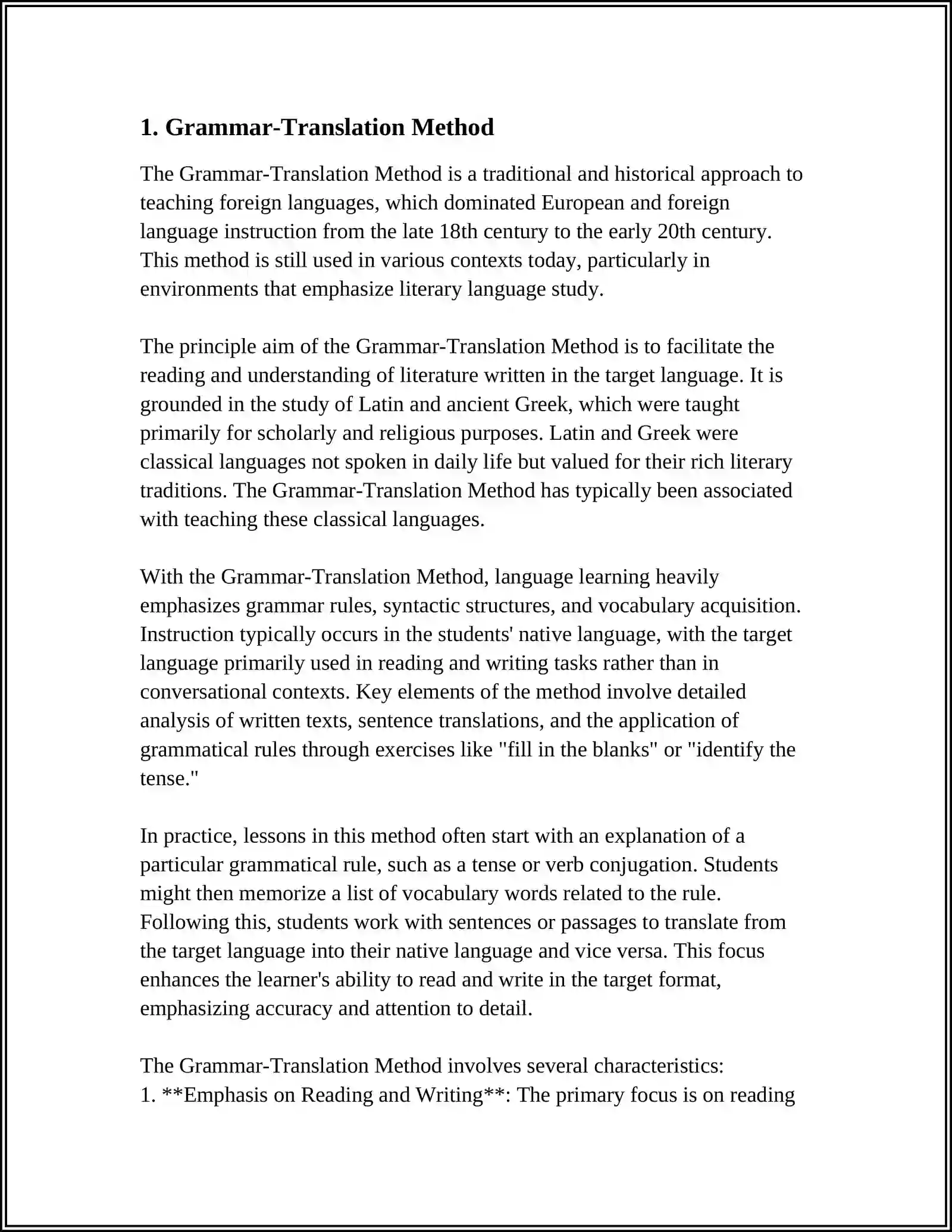 Teaching Language Methods and Approaches 3
