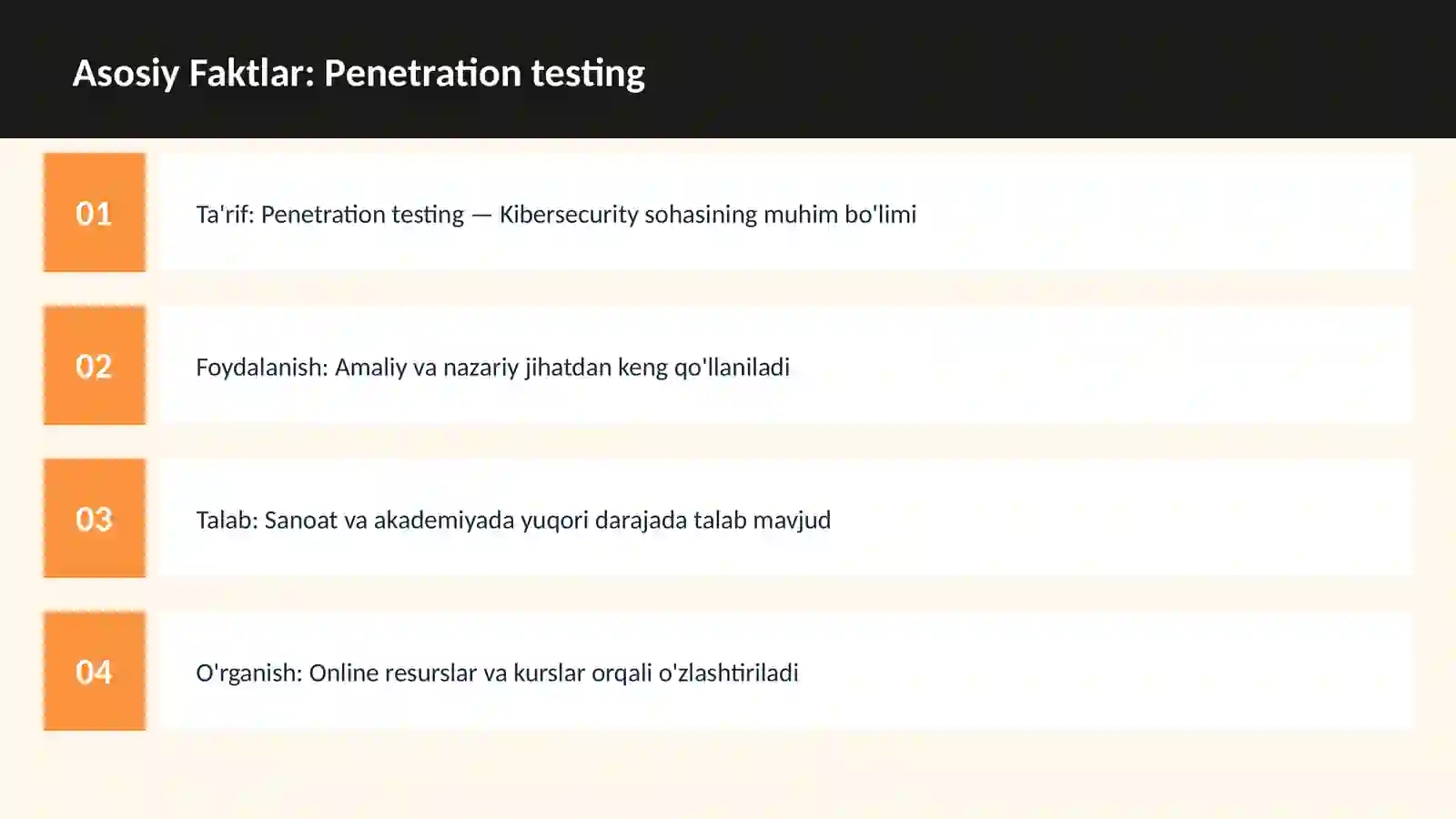 Penetration testing 3