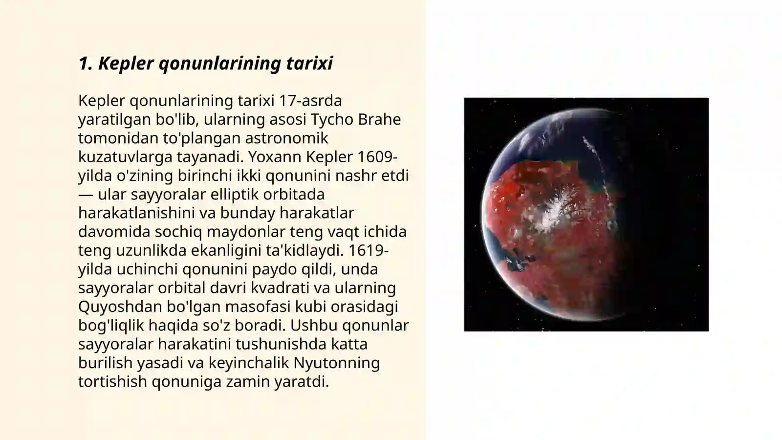 Kepler qonunlari 3