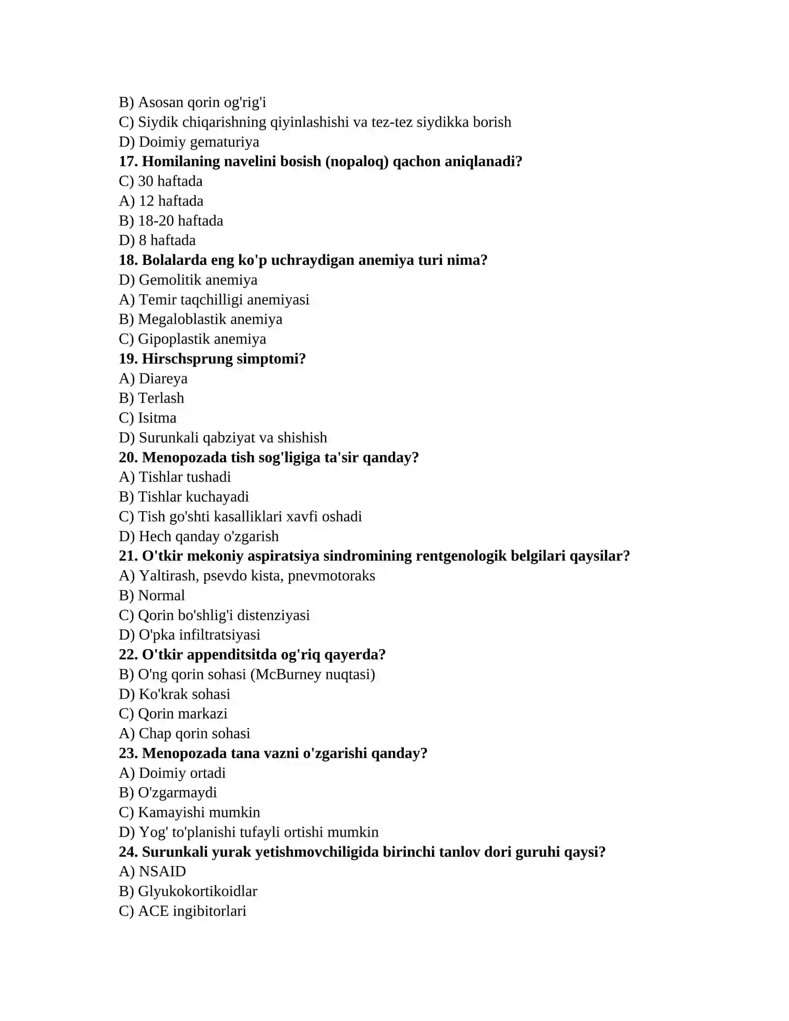 Akusherlik savollari 3