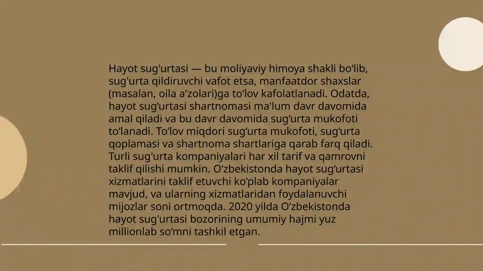 Hayot sug'urtasi 3