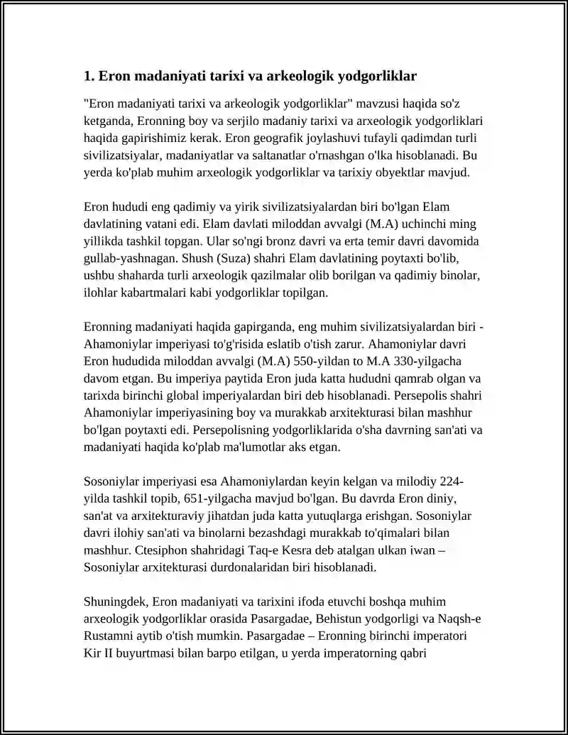 ERON MADANIYATI 3