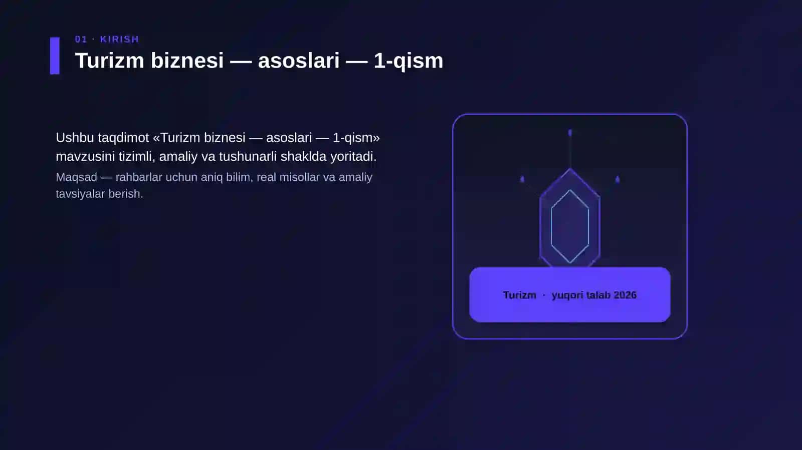 Turizm biznesi - asoslari - 1-qism 3