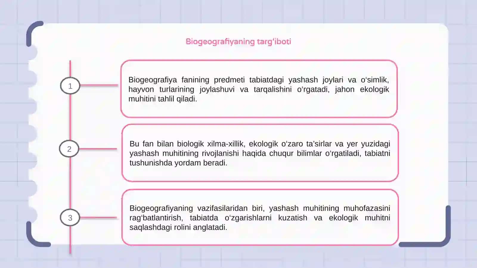 Biogeografiya fanining predmeti va vazifasi 3