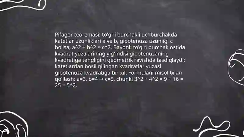 Pifagor teoremasi 3