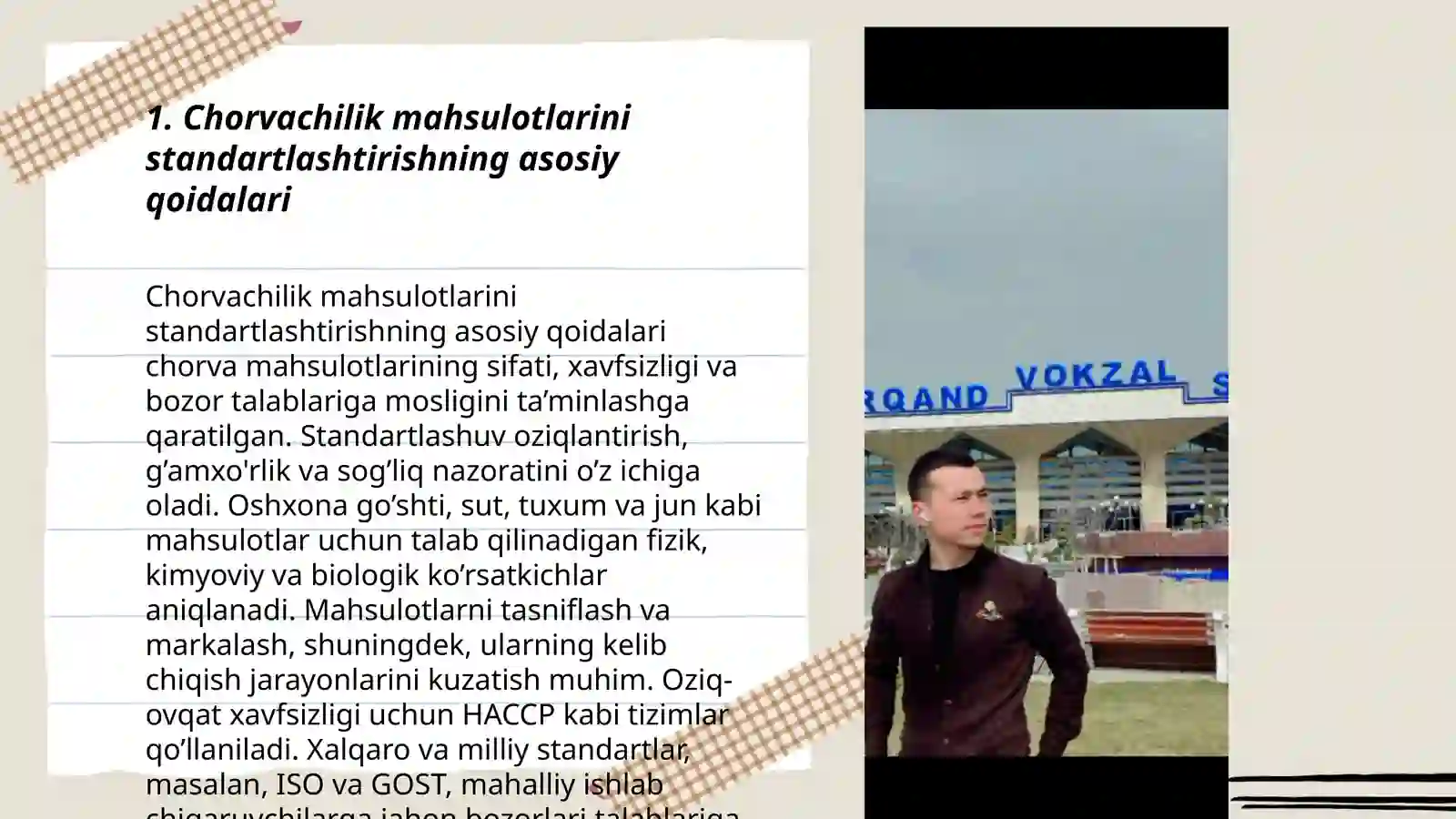 Chorvachilik mahsulotlarni standartlashtrish, metralogiyasi va sertifikqtlashtrish asoslari 3