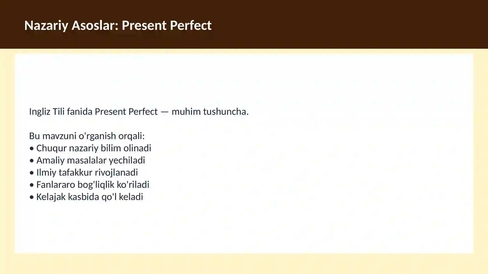 Present Simple 3