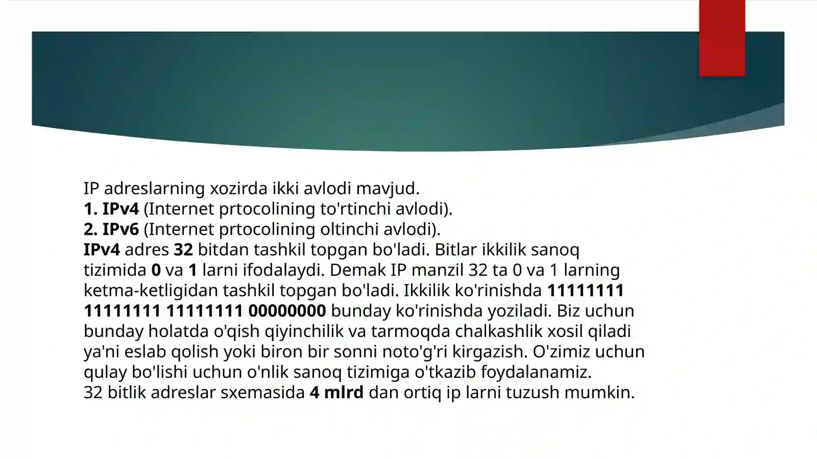 IP manzil 3