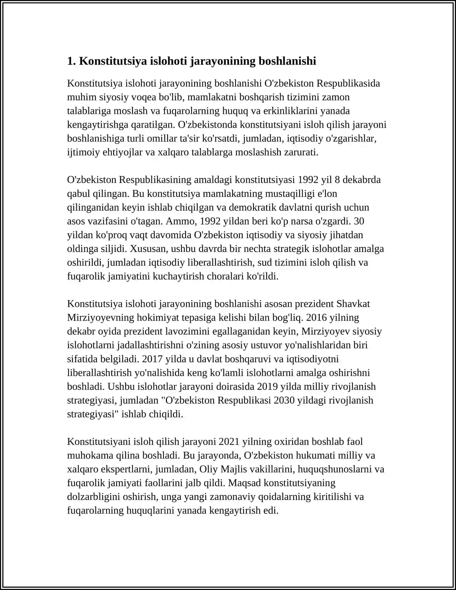 YANGI TAHRIRDAGI KONSTITUTSIYANING QABUL QILINISH BOSQICHLARI VA ZARURATI 3