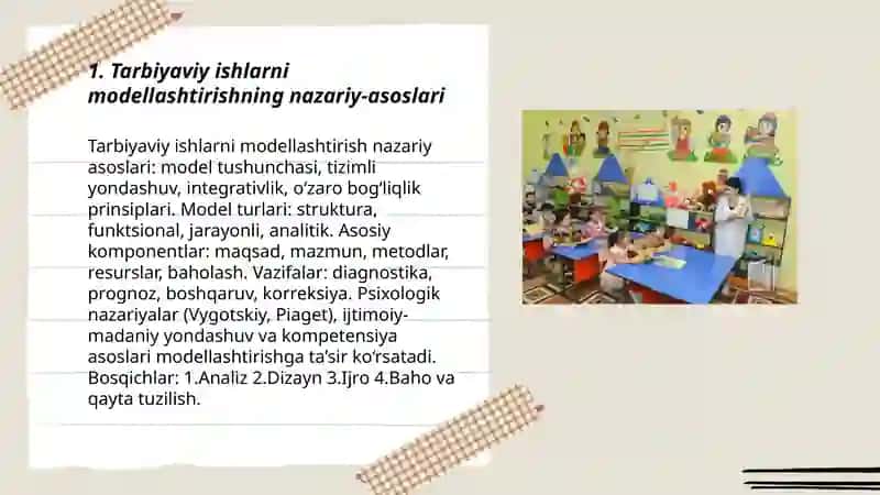 Tarbiyaviy ishlarni modellashtirishning nazariy-asoslari 3