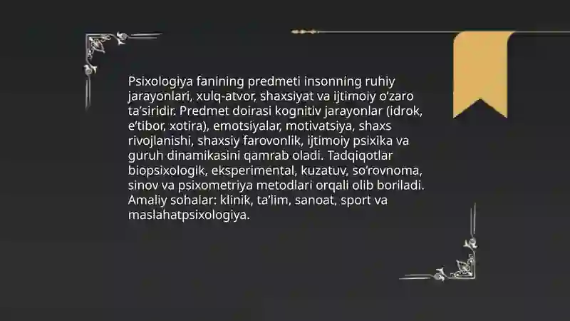 Psixologiya fanining predmeti va tadqiqot metodlari 3