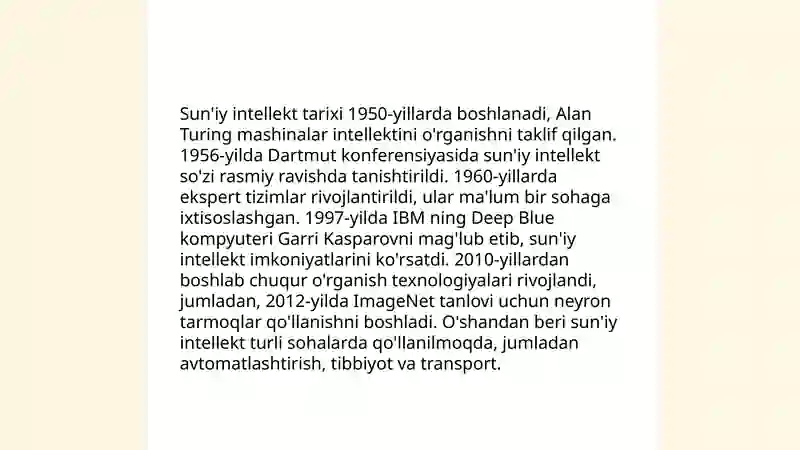 Sun'iy intelekt turlari 3