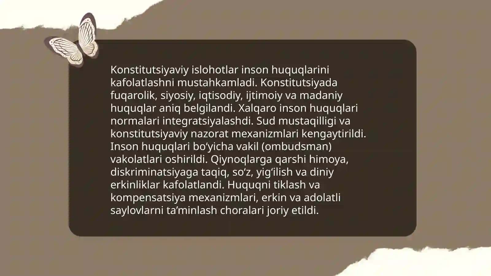 Konstitutsiyaviy islohotlar va inson huquqlari kafolati 3